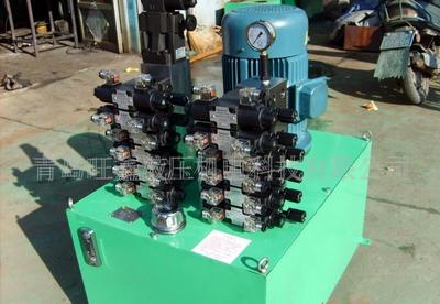 青島旺鑫生產(chǎn)[塑料機(jī)械液壓站、快速換網(wǎng)液壓站、三輥液壓站]